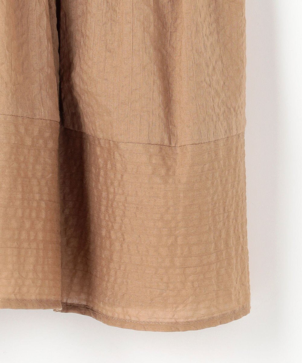 自由区 S 【涼やか】エアリーコットンリップピンタックフレンチスリーブ ブラウス 