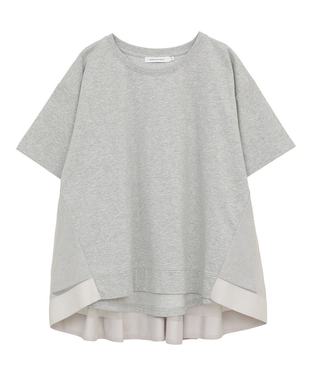 AMERICAN HOLIC バックチュールレイヤードカットプルオーバー 