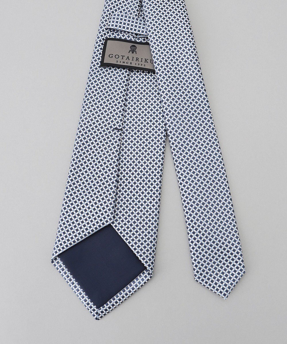GOTAIRIKU 【日本製】シルク ネクタイ_格子柄 