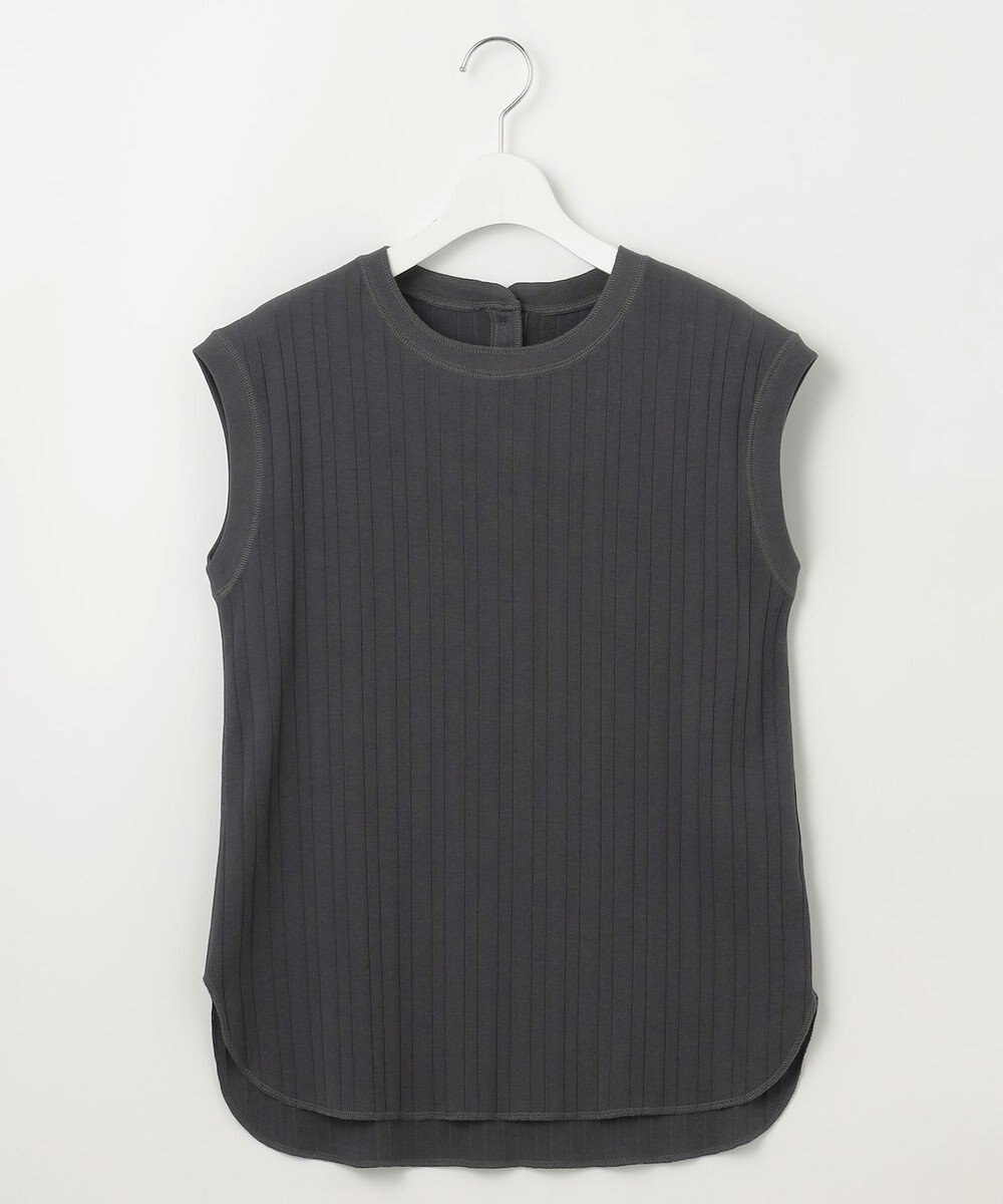 23区 S 【SLOW/一部店舗限定】ランダムリブフライス フレンチスリーブ カットソー 