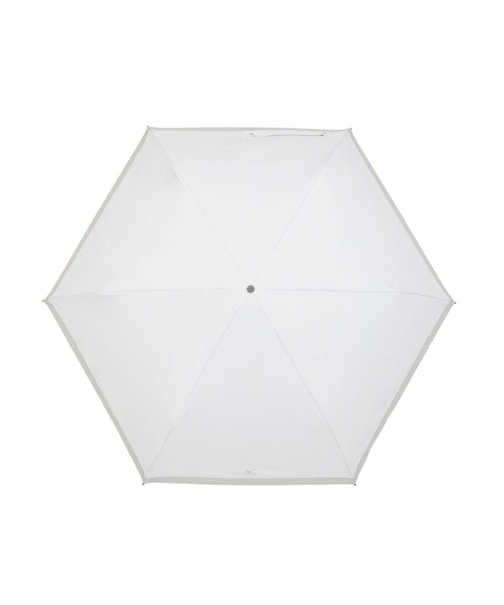 MOONBAT MIZUNO  (ミズノ) 無地 ロゴ 日傘 折りたたみ傘 パラソル 晴雨兼用  一級遮光 遮熱効果 遮光率100% UV遮蔽100% 高遮熱 