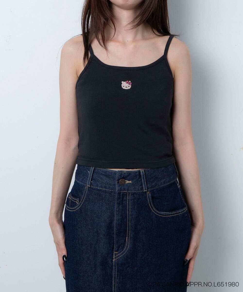 WEGO 【サンリオ】HELLOKITTYコラボ刺繍キャミ 