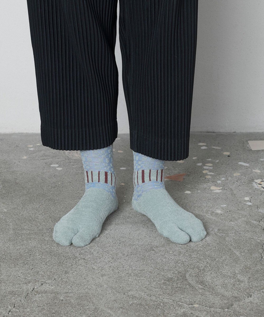 TRICOTE チェッカーボーダータビソックス 