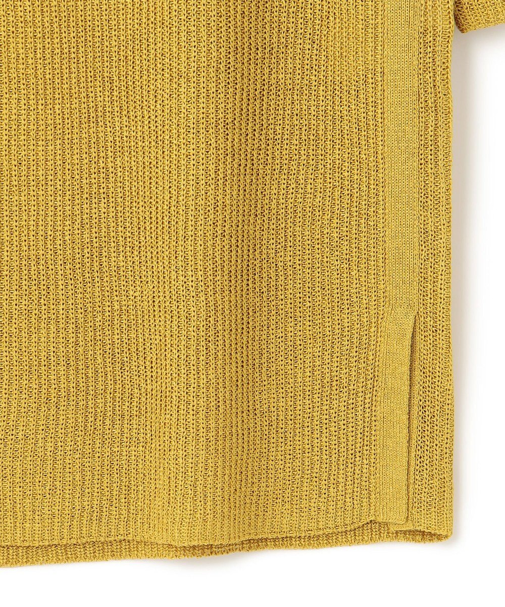 ICB 【WEB限定カラーあり・洗える】 ペーパーブレンドシャインニット 5分袖プルオーバー 