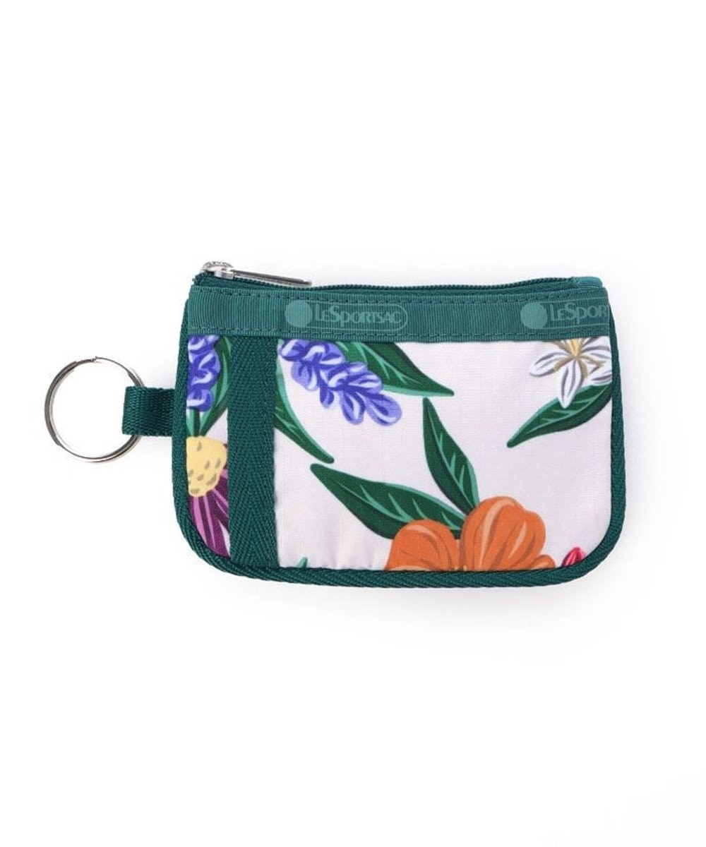 LeSportsac KEY CARD HOLDER/グラフィックフローラルアイボリー グラフィックフローラルアイボリー