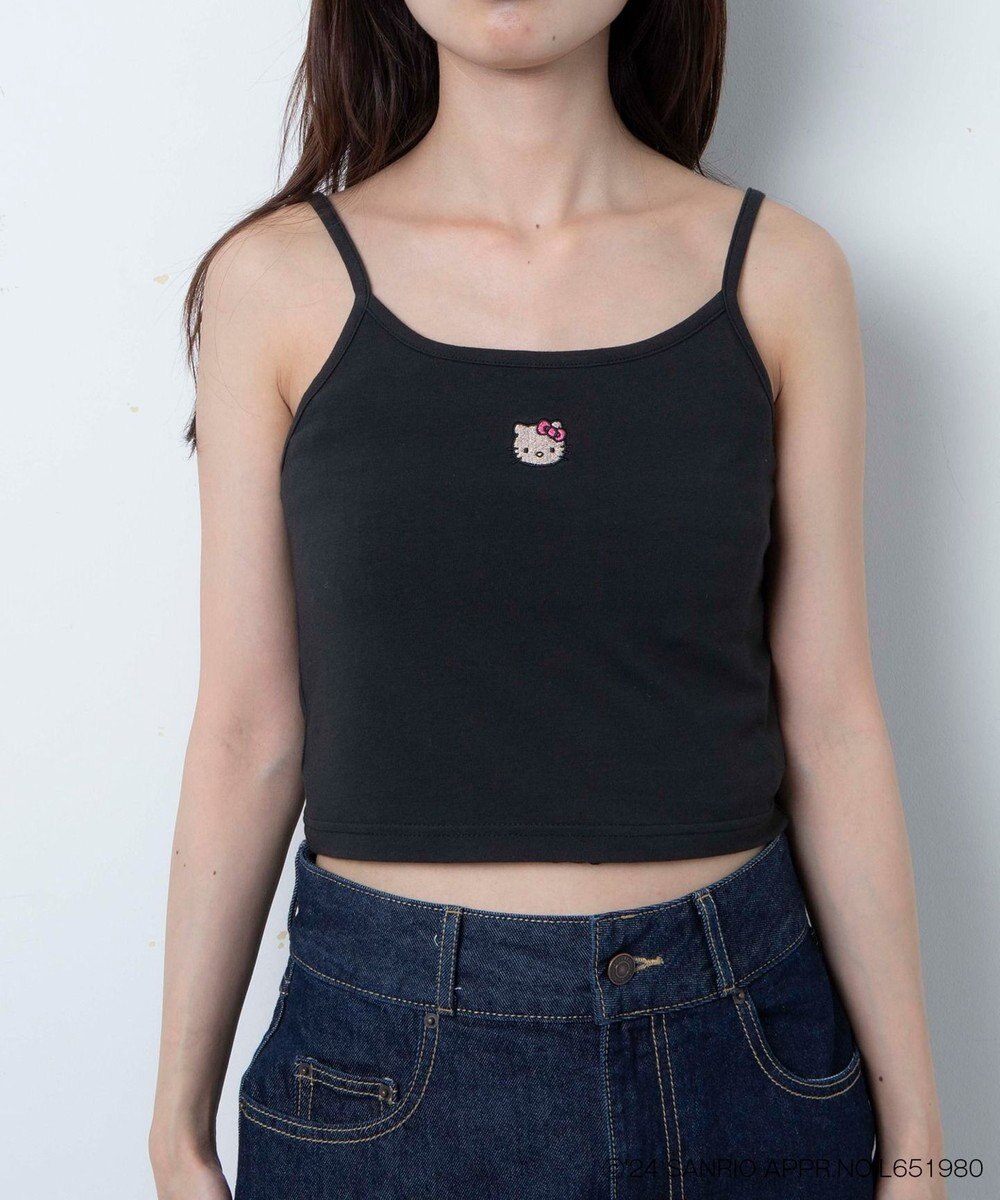 WEGO 【サンリオ】HELLOKITTYコラボ刺繍キャミ 