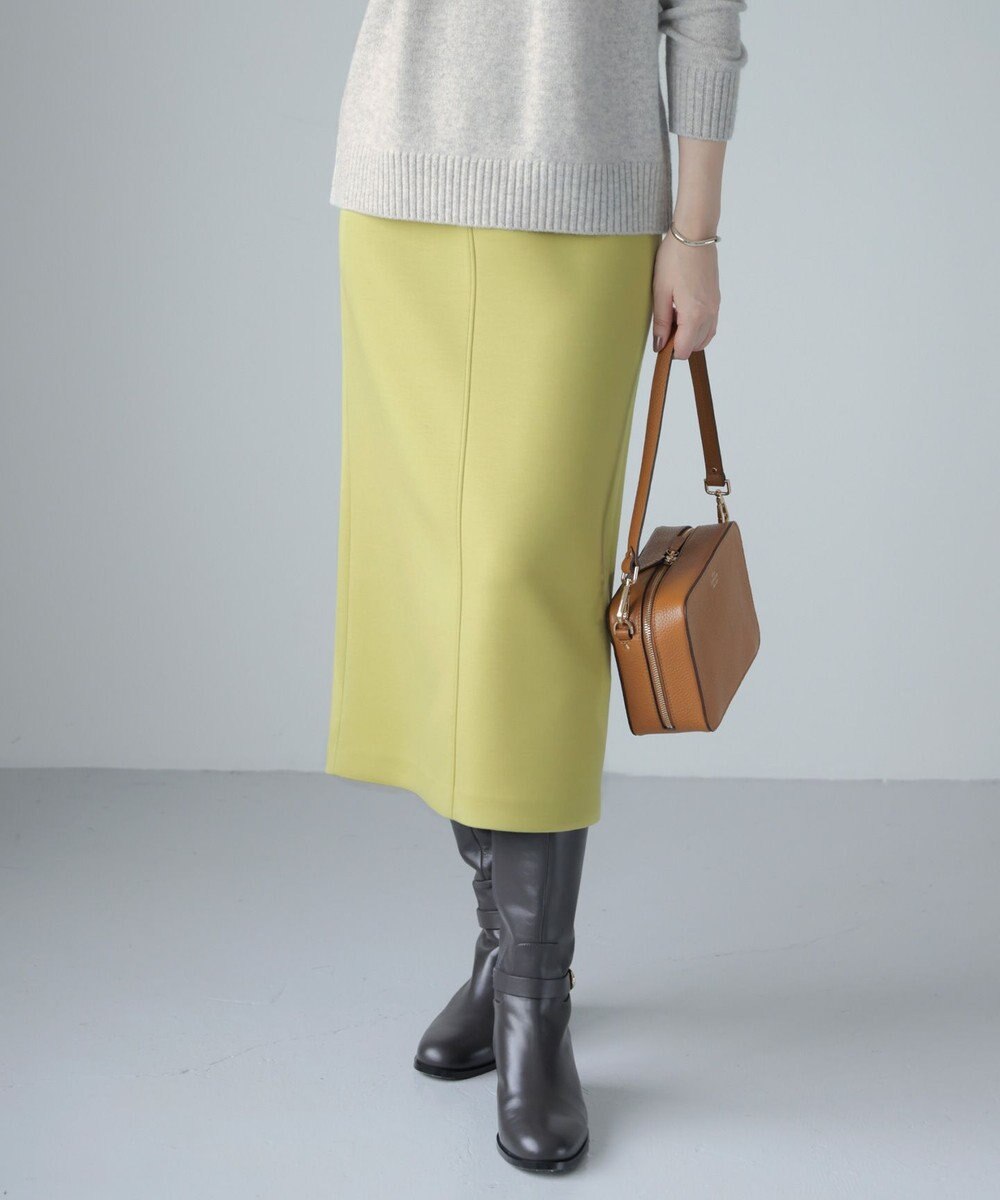 J.PRESS LADIES L 【WEB限定カラーあり・洗える】ダンボール ナロー スカート 