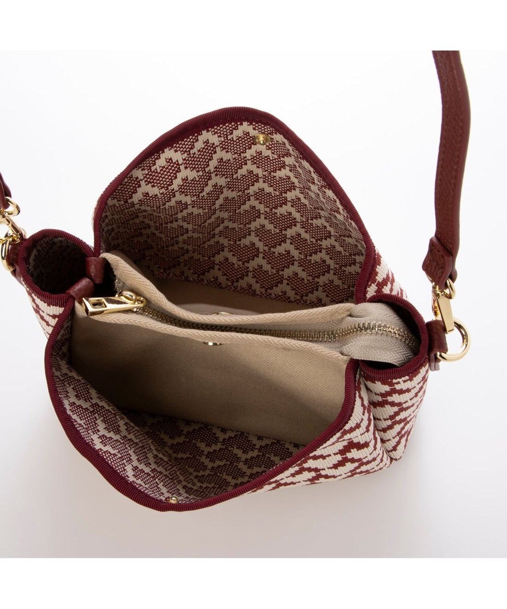 UNBILLION カシュカシュ cachecache / 柄アソートジャガード三つ口ショルダーバッグ 