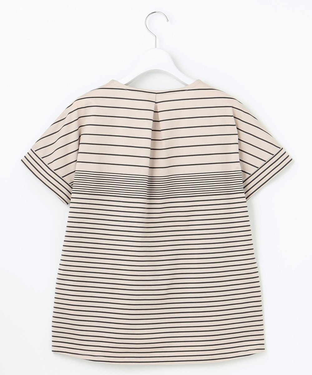 J.PRESS LADIES L パネルボーダー ドルマンスリーブ カットソー 