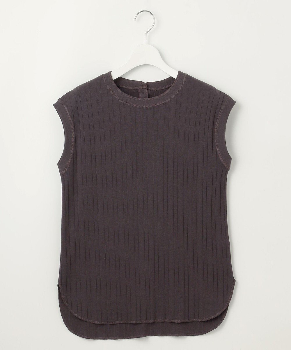 23区 S 【SLOW/一部店舗限定】ランダムリブフライス フレンチスリーブ カットソー 