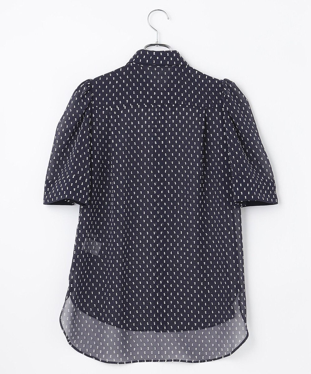 #Newans 【ANSWER for シティライフ】ドットデザインシアーシャツ 