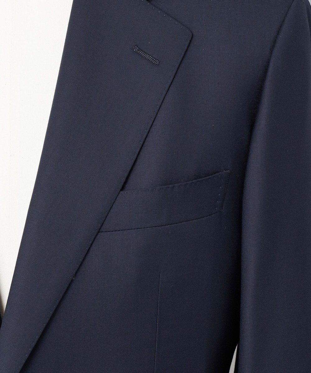 GOTAIRIKU シワになりにくい【御幸毛織/みゆきけおり】Superior160s 3ピーススーツ（ネイビー） 