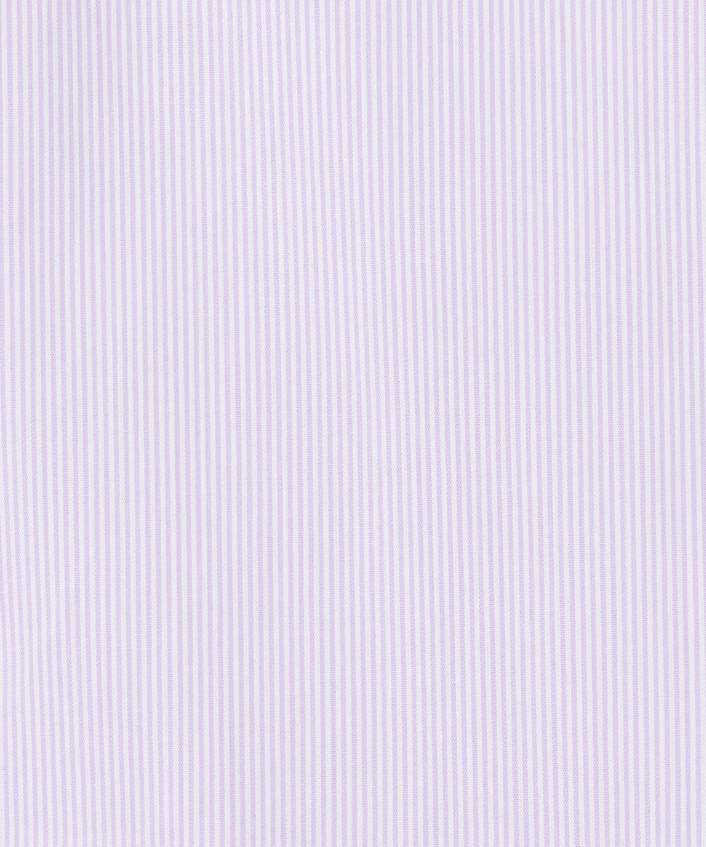 J.PRESS LADIES 【洗える】BEZ VEGA ストライプ フリルネック ブラウス 