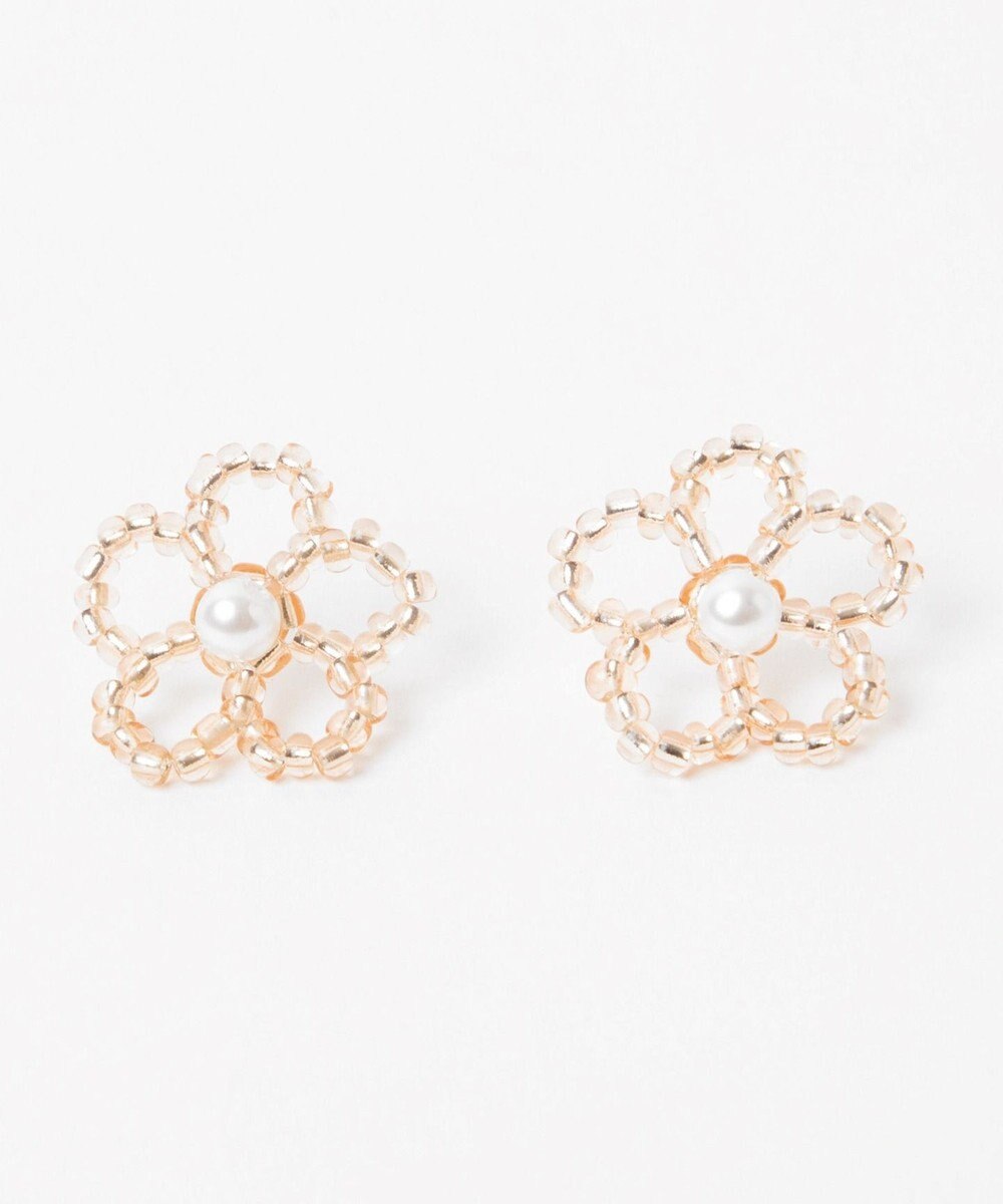 WEGO Lフラワービーズピアス 