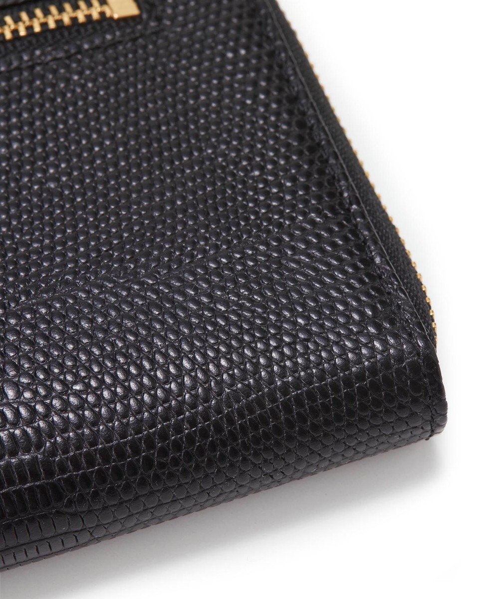 TOPKAPI 【TOPKAPI】イタリアンレザー リザード型押し Lファスナー長財布マチ付き LUCIA ルチア 