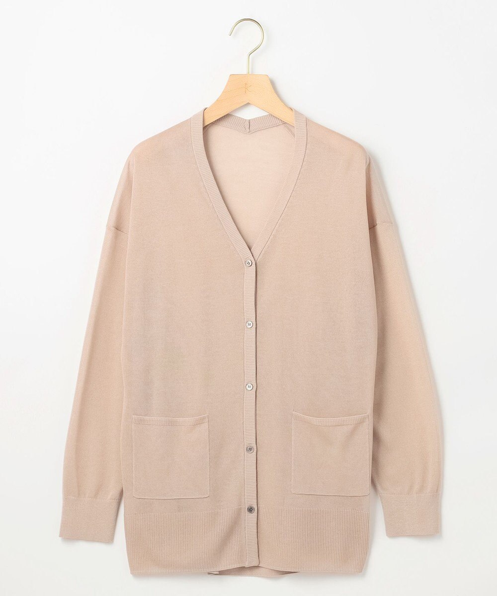 組曲 S 【先行予約】シアーニットVネック カーディガン 
