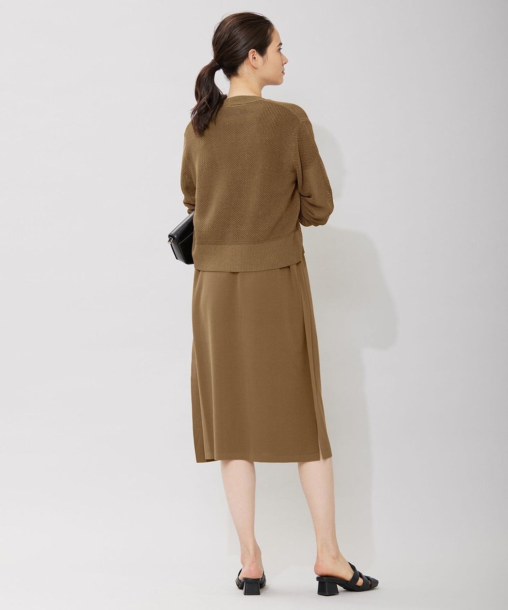 ICB 【洗える】 コイルメッシュ カーディガン 