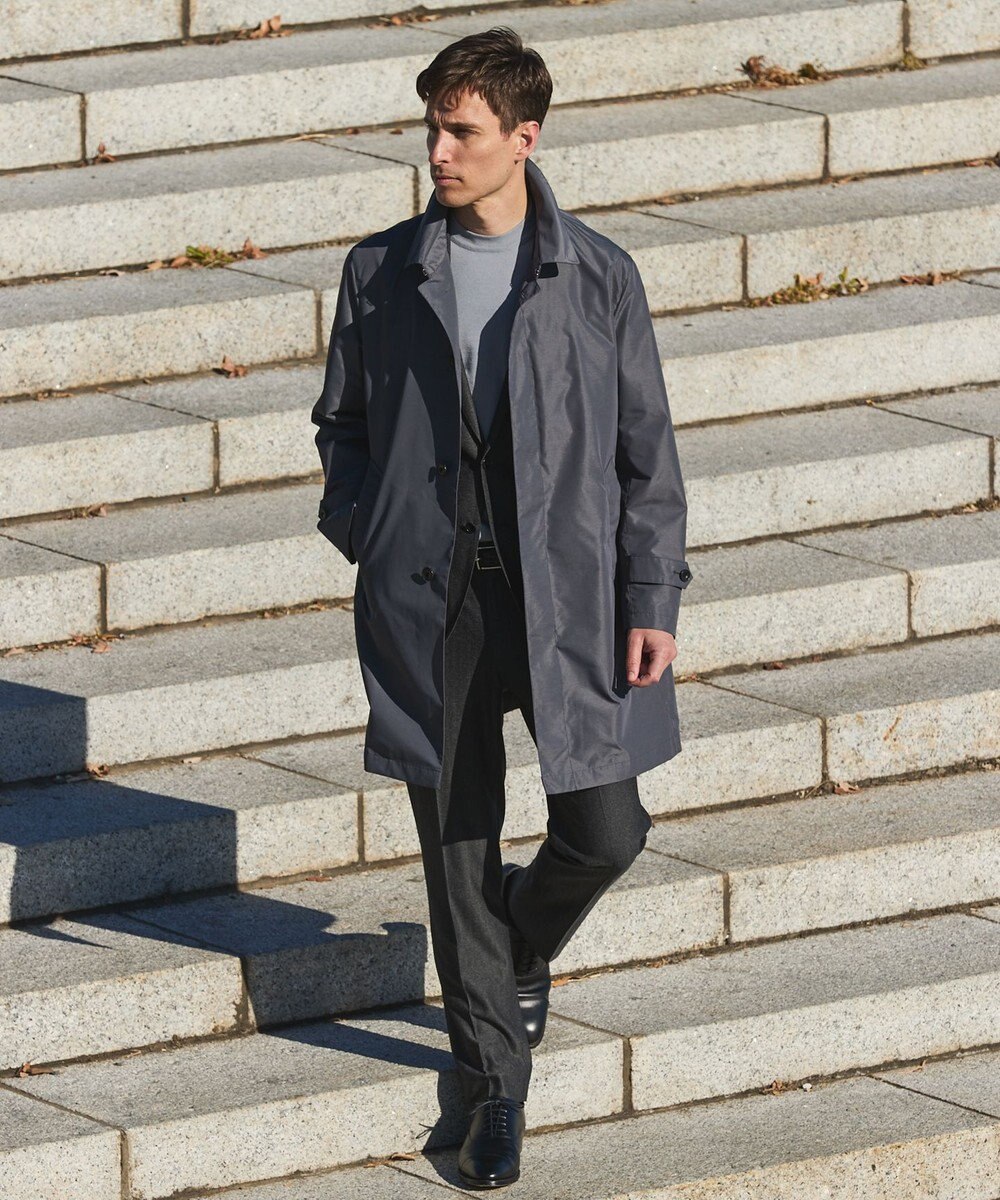 GOTAIRIKU 綿とポリのいいとこどり【洗濯機可】テーラード DRESS BIZ ニットTシャツ 