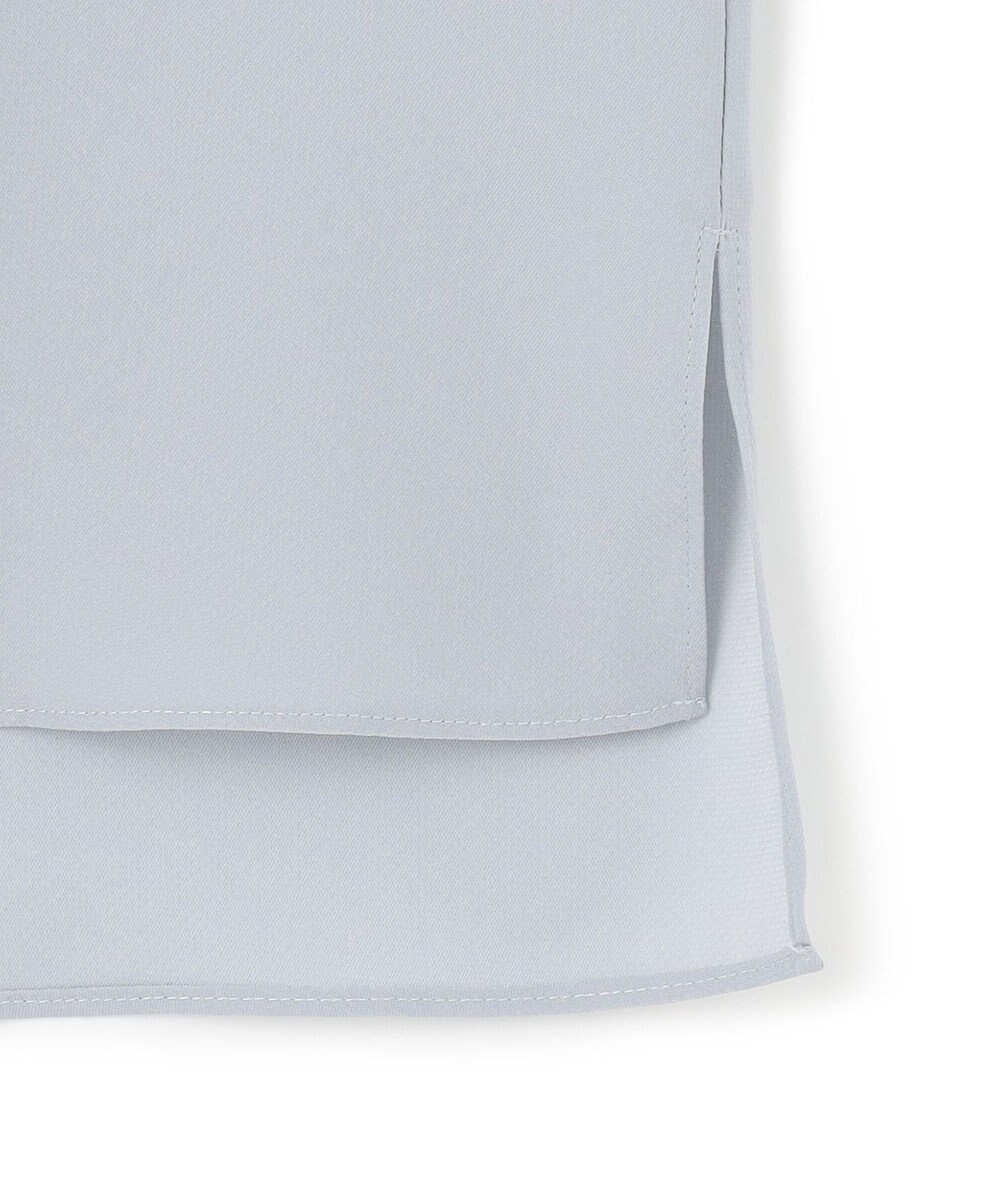 ICB L 【UVケア・速乾・接触冷感・洗える】BackSatinAmunzen デザインブラウス 