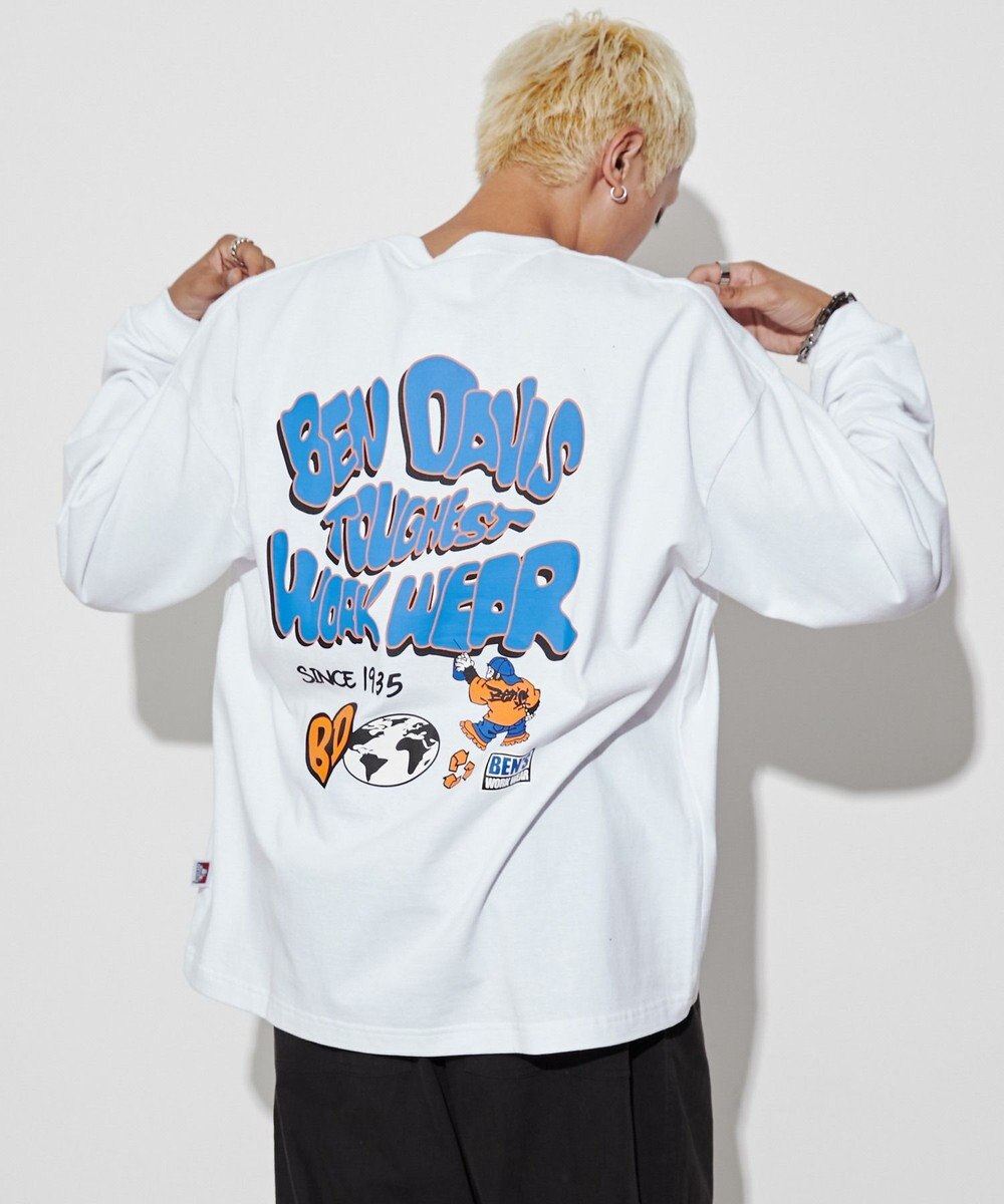 WEGO 【ユニセックス着用ITEM】別注ベンデイビスプランプロゴT（LS） 