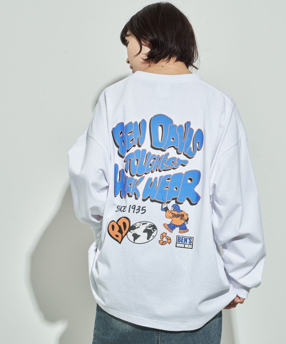 WEGO 【ユニセックス着用ITEM】別注ベンデイビスプランプロゴT（LS） 