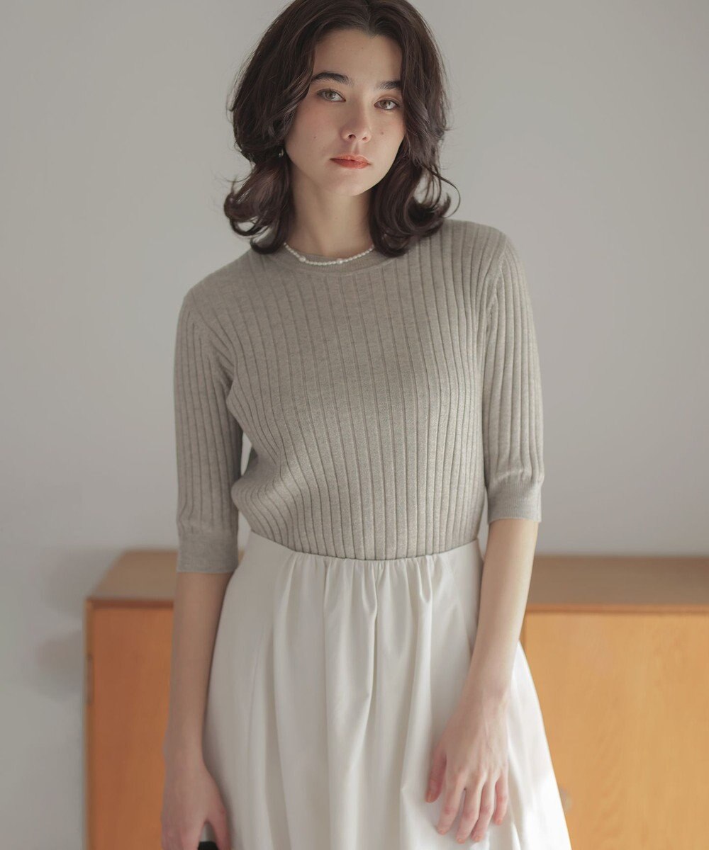 組曲 S 【ご好評につき追加販売 / 新色追加】ラメアンサンブル ニット 