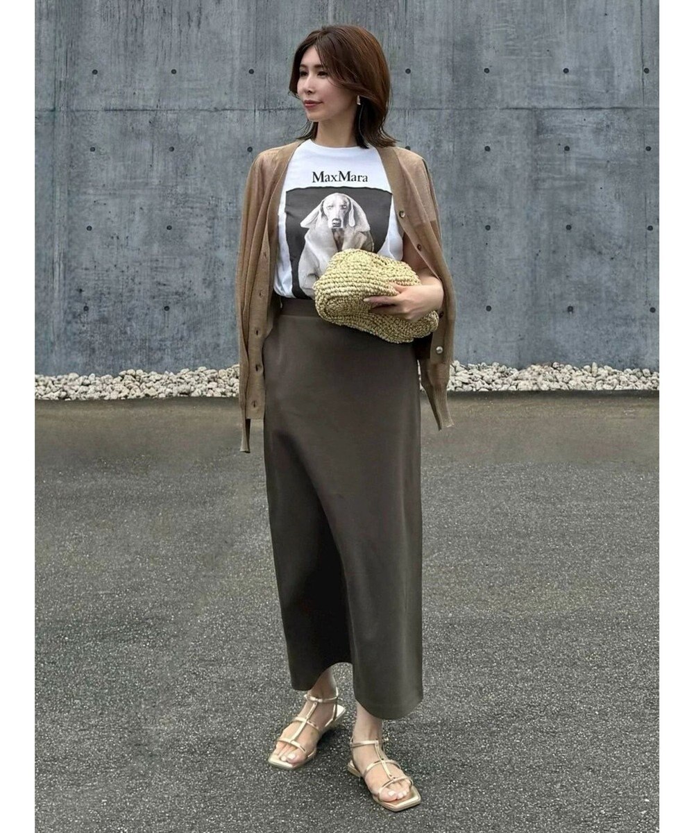 Green Parks バックスリットポンチスカート 