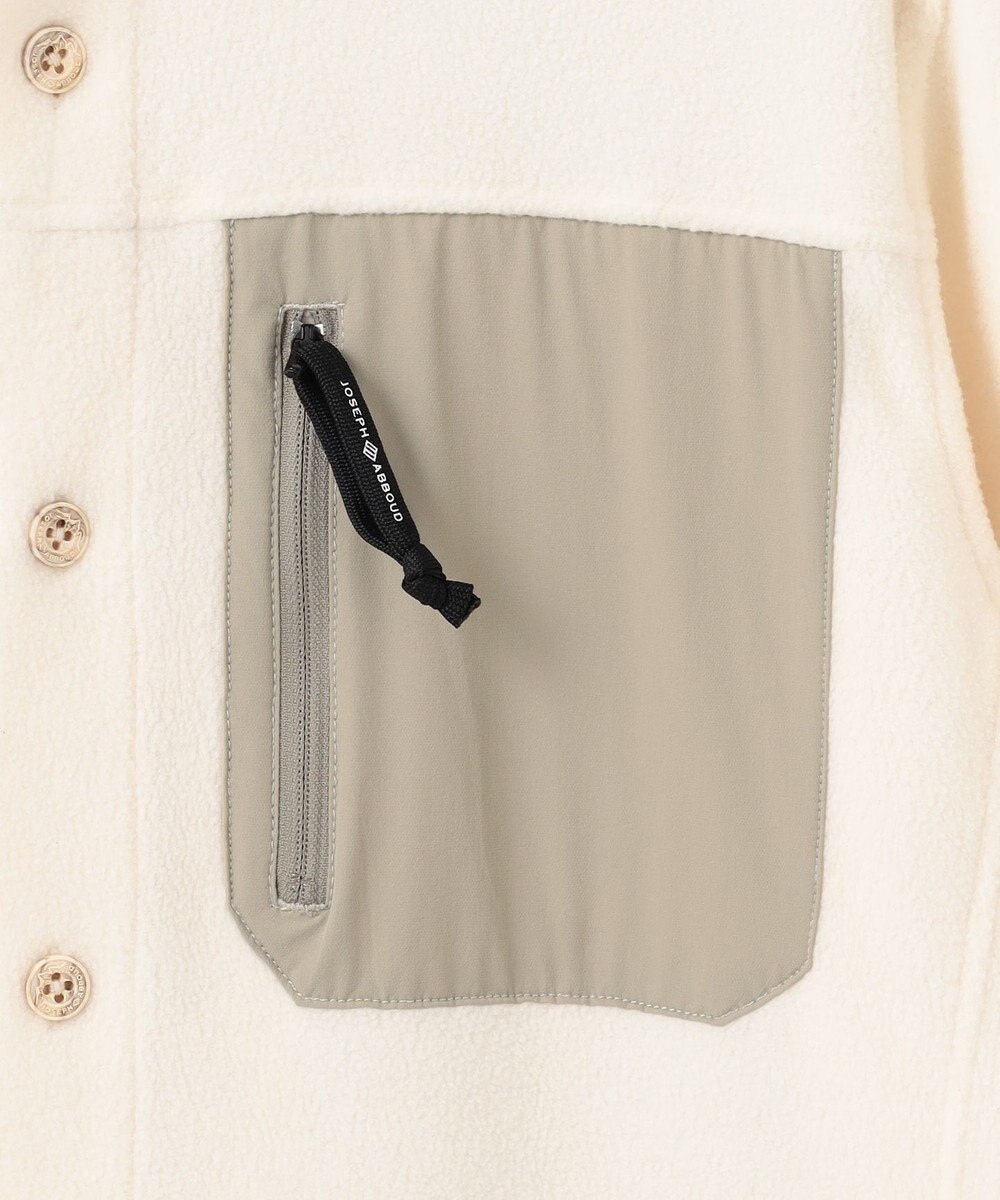 JOSEPH ABBOUD MOUNTAIN 【ライトシャツアウター】ハイカウントマイクロフリースシャツ 