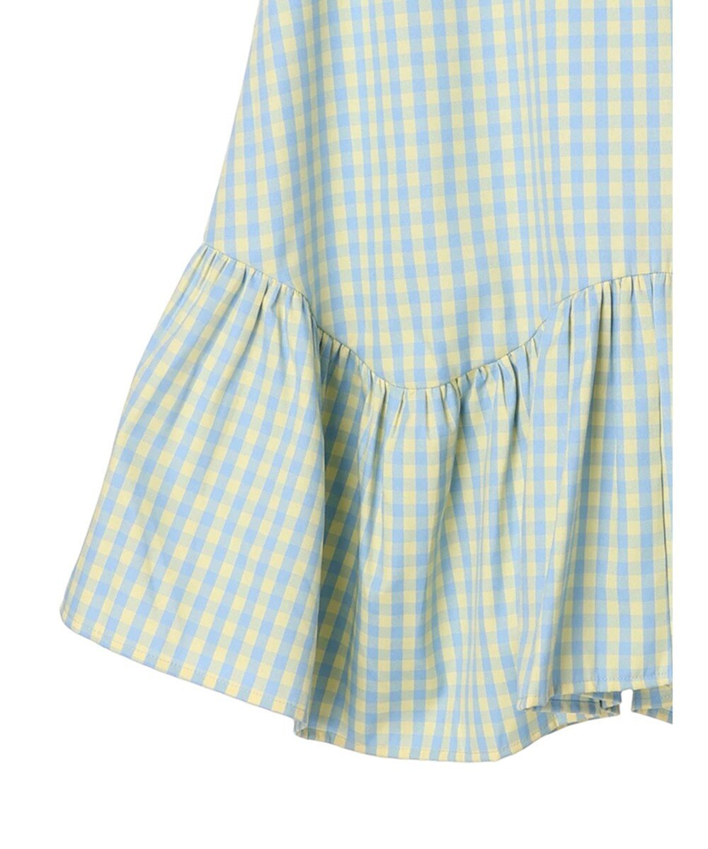 earth music&ecology イレヘムチェックスカート 