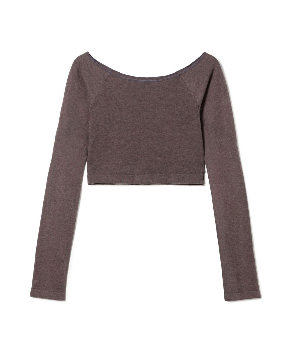 Chacott ラウンドネック・ショートトップ (サーモギア(R)糸使用） 