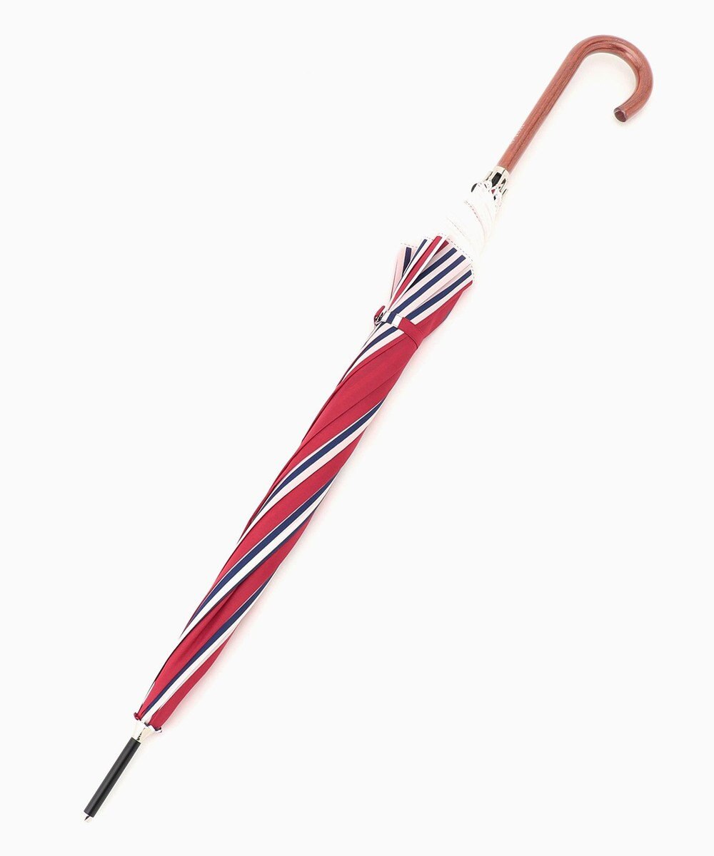 MOONBAT POLO RALPH LAUREN(ポロ ラルフローレン) 長傘 ワンポイント ストライプ 75デニール 日本製 