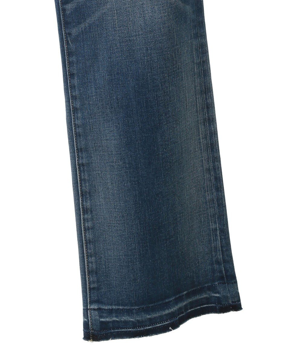 YECCA VECCA カットオフスリムストレートデニムパンツ 