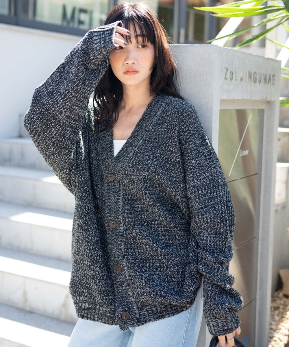 WEGO ルーズフィットカーディガン 
