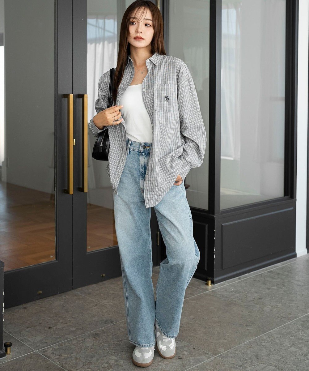 WEGO 【25年秋新色登場★】U.S. POLO ASSN.別注ロングスリーブシャツ 