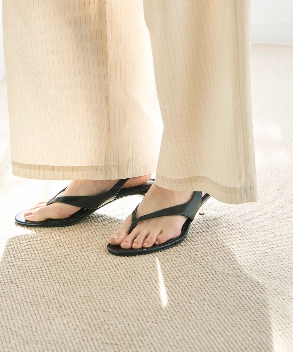 UNFILO L シアーワイドパンツ 