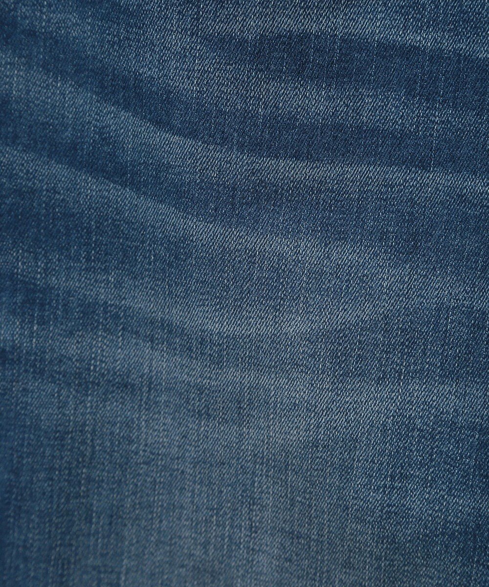 YECCA VECCA カットオフスリムストレートデニムパンツ 