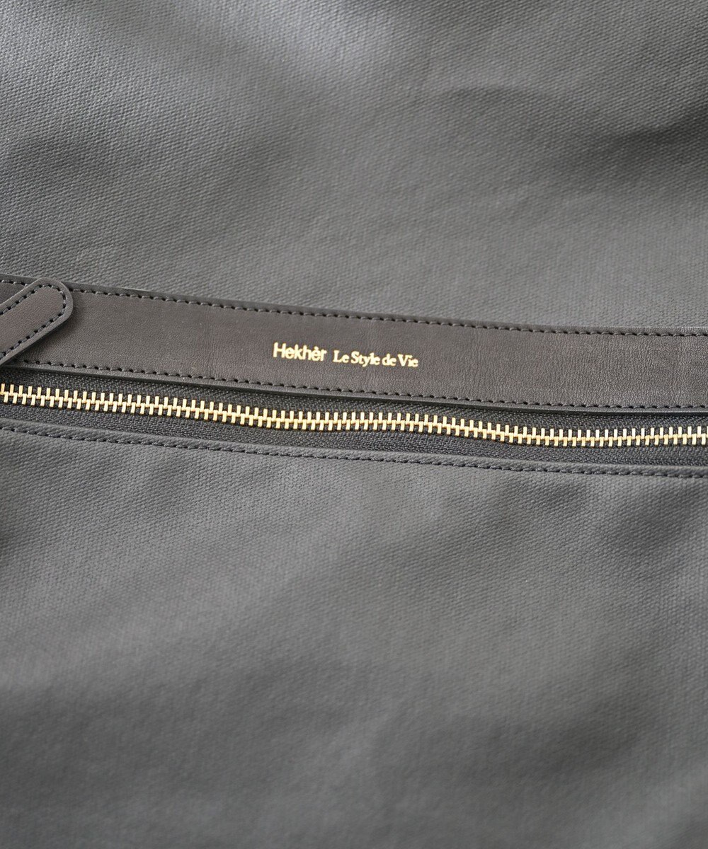 Hekhèr Le Style de Vie 【日本製 / A4サイズ対応/汚れにくい】PUコットンキャンバス リュックサック 