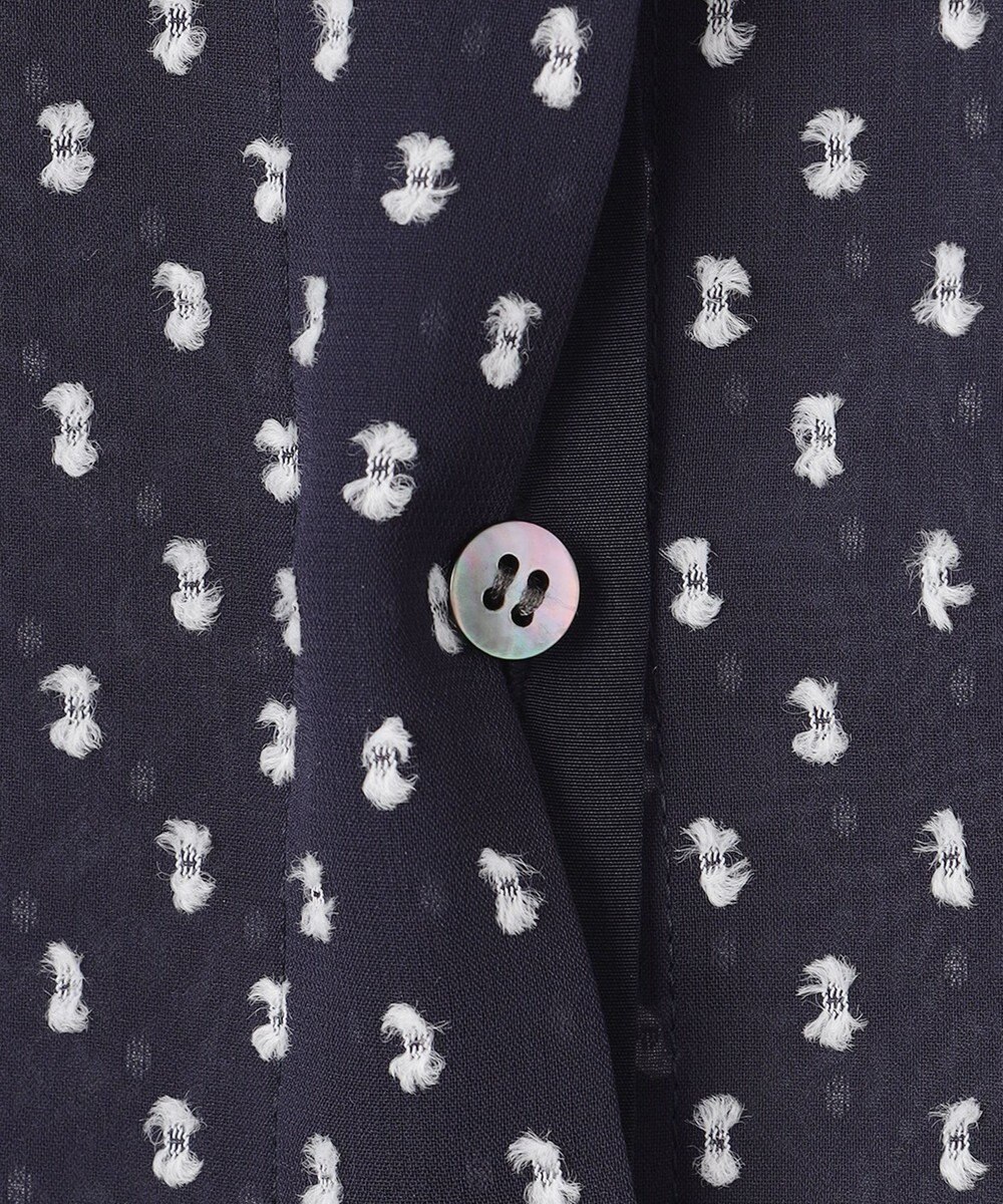 #Newans 【ANSWER for シティライフ】ドットデザインシアーシャツ 