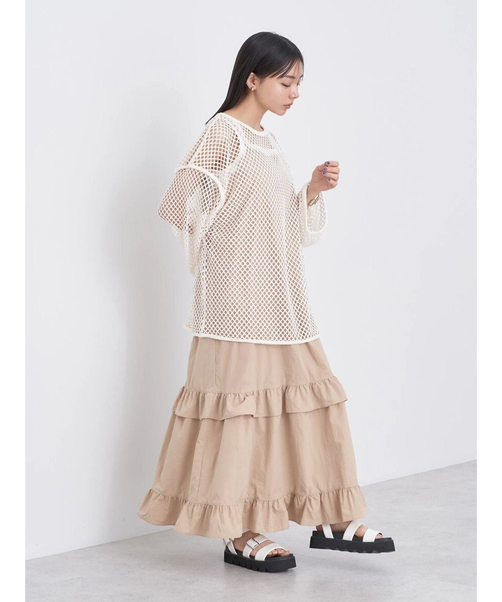 earth music&ecology メッシュチュニック 