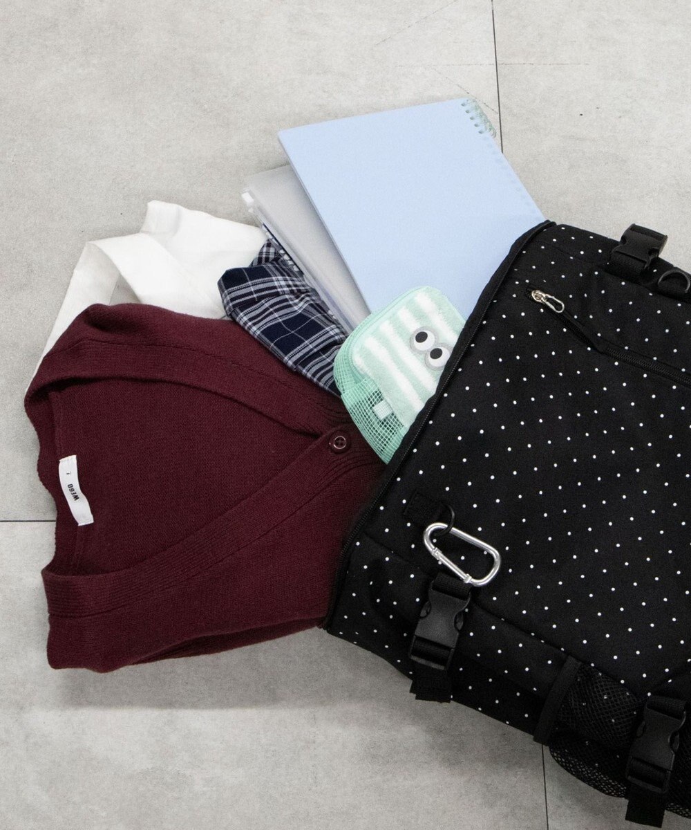 WEGO 【SCHOOLITEM】スクールデイリースクエアリュック 