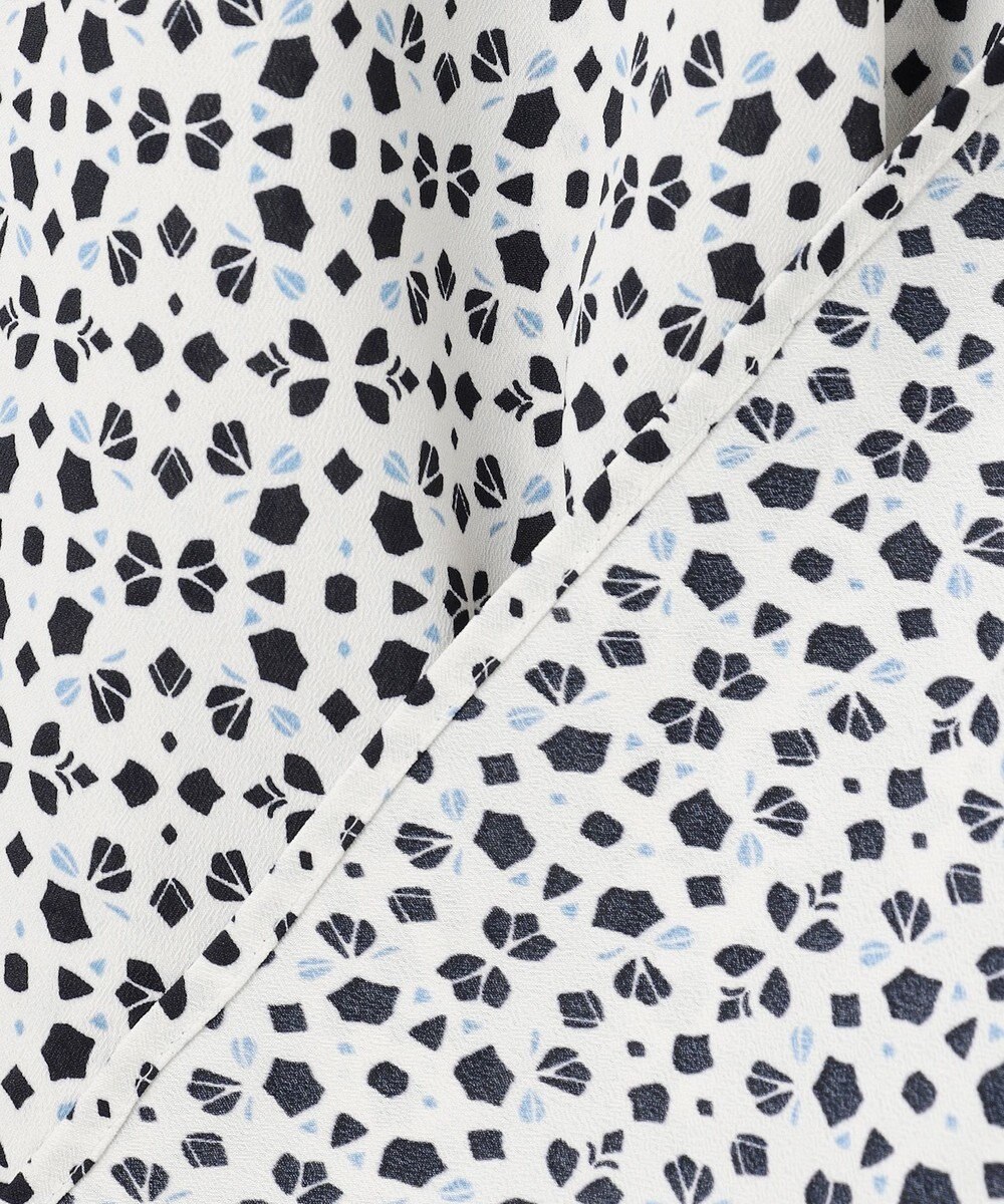 23区 S 【先行予約】カレイドスコーププリント バンドカラー ブラウス 