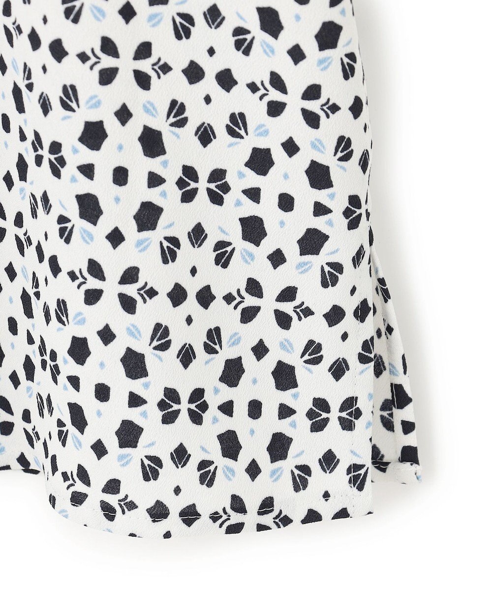 23区 S 【先行予約】カレイドスコーププリント バンドカラー ブラウス 