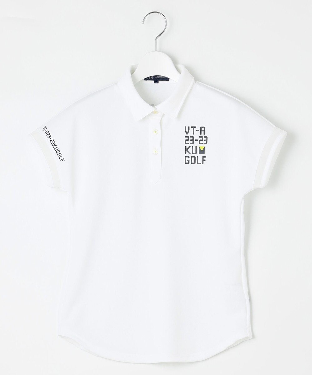 23区GOLF 【WOMEN】エイトロックカノコ カラーポロシャツ 