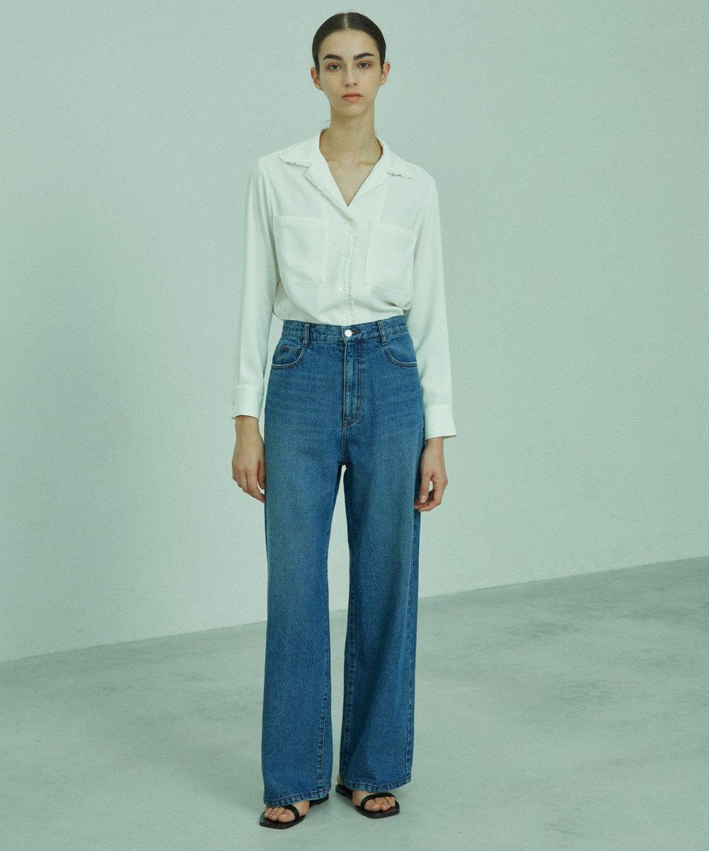 BEIGE， DANDELION / ギャザーフリルブラウス 