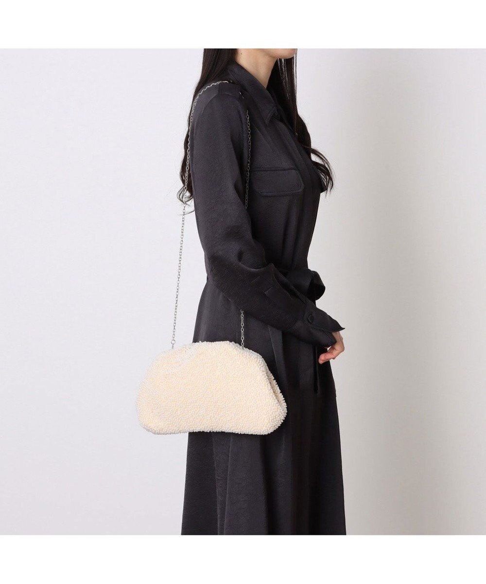 UNBILLION カシュカシュ cachecache / パール調ビーズ口金バッグ 