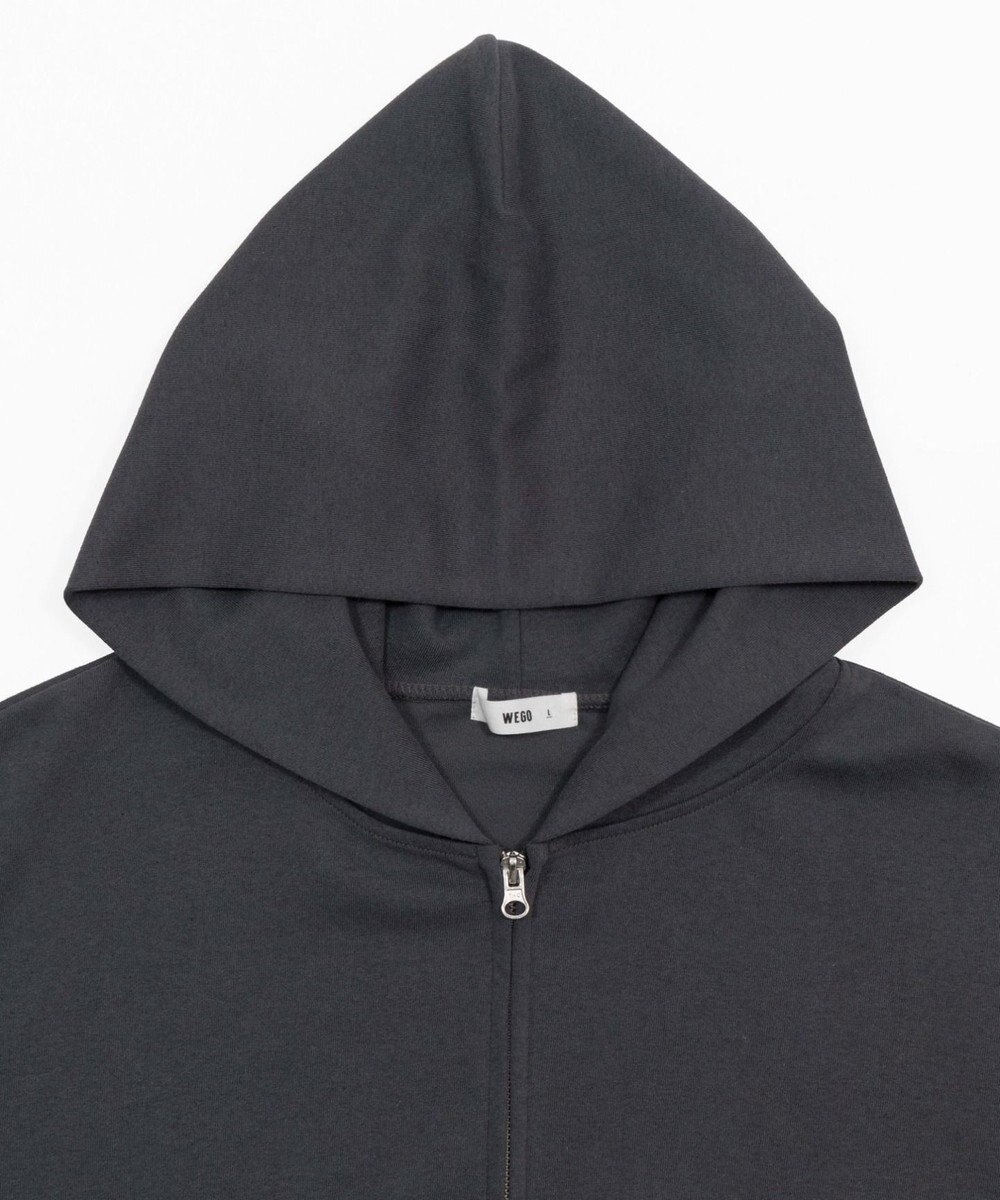 WEGO 【ユニセックス着用ITEM/SMLサイズ展開】ボンディングZIPパーカー 
