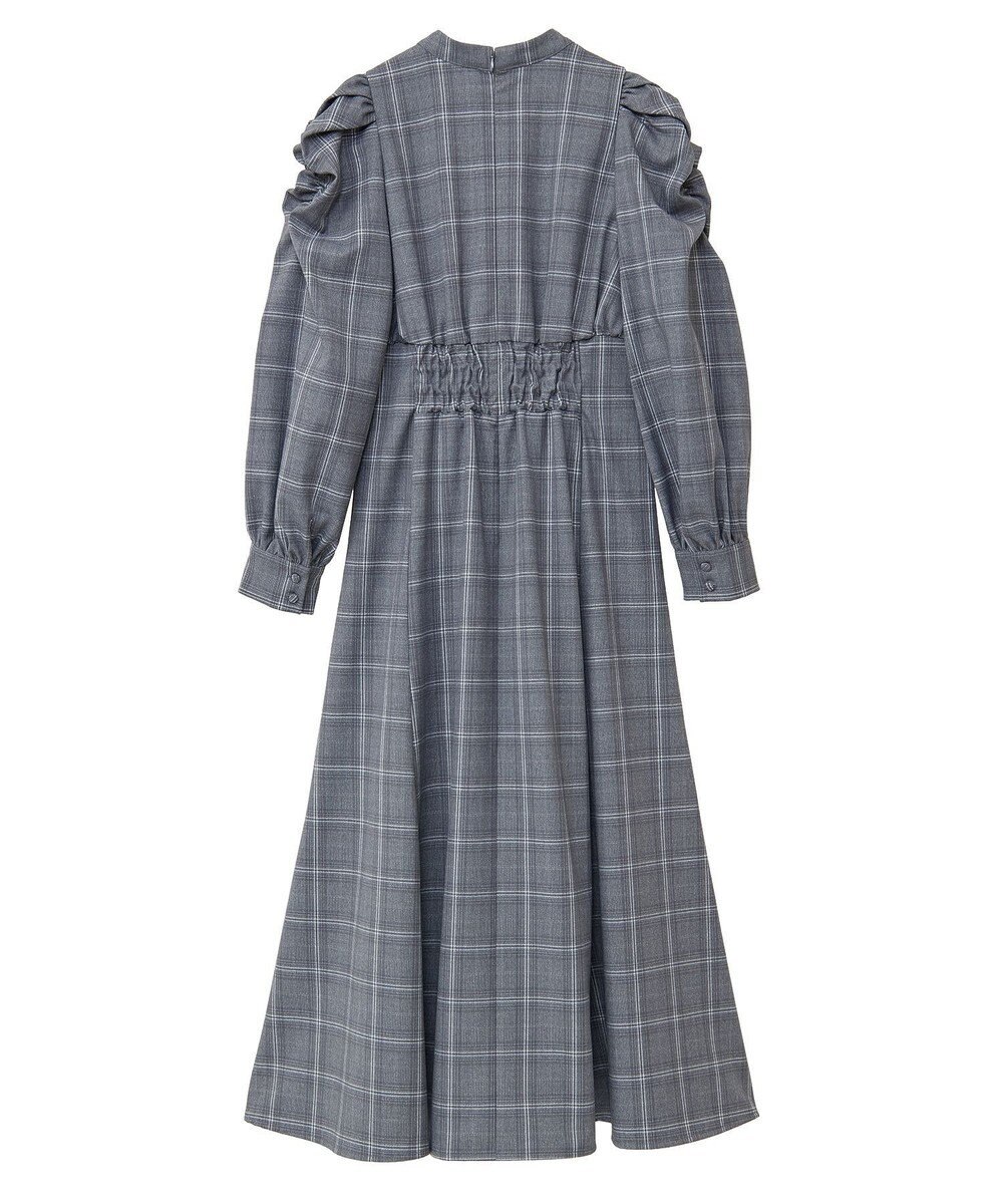 Maison de FLEUR 聡明な淑女のチェックワンピース 