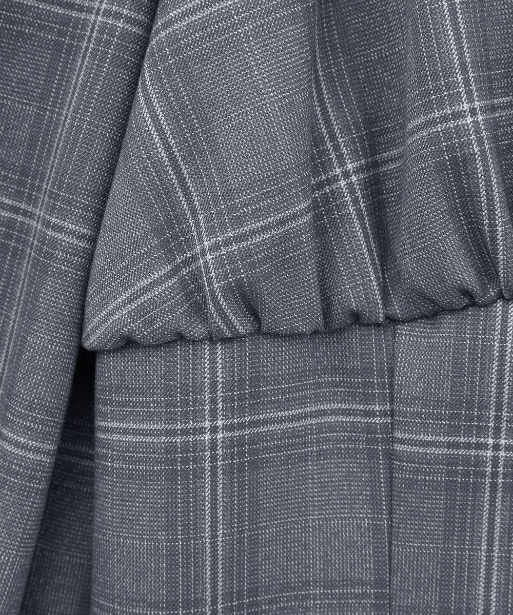 Maison de FLEUR 聡明な淑女のチェックワンピース 