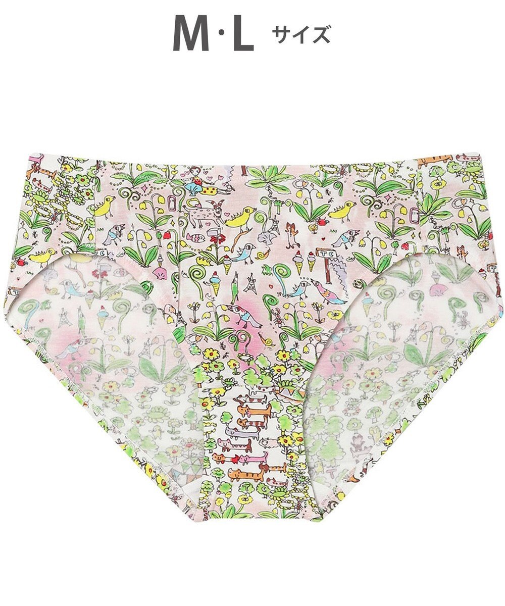 tsumori chisato SLEEP ツモリチサト ショーツ ベア天竺素材(身生地) はきこみ丈あさめ レディース UPX410 /ワコール 