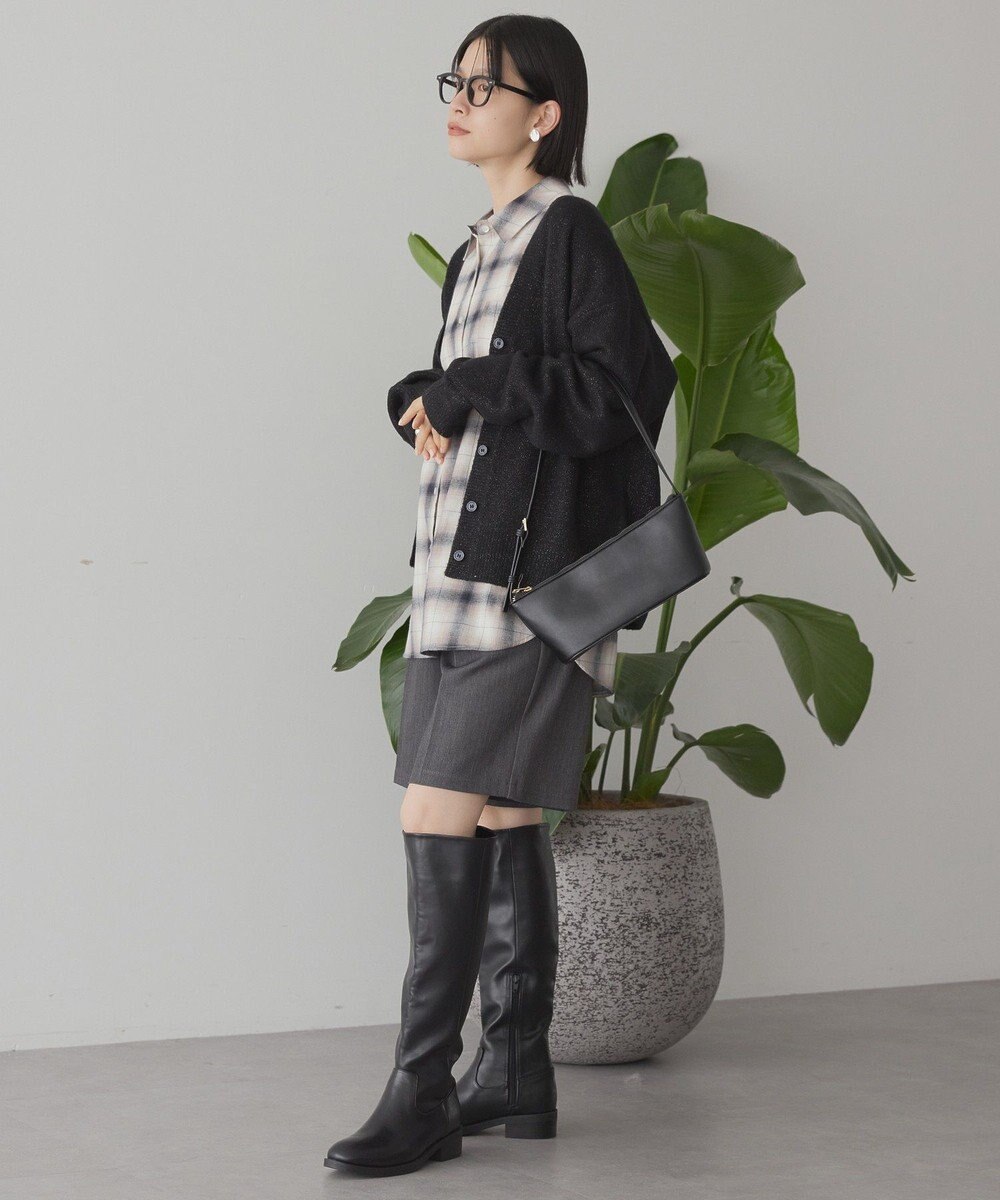 AMERICAN HOLIC Vネックラメニットカーディガン 